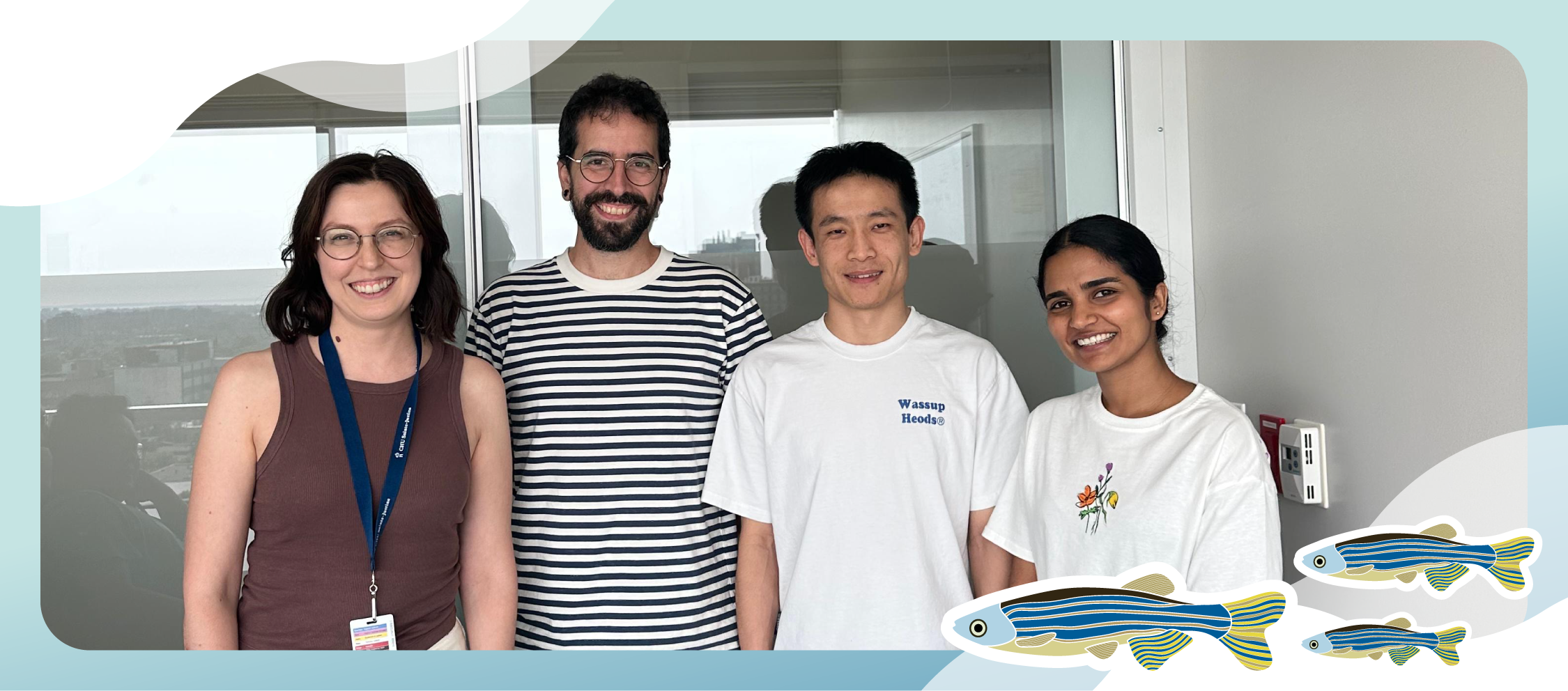 Gülsüm, Rubén, Shaoqiu et Gursimran